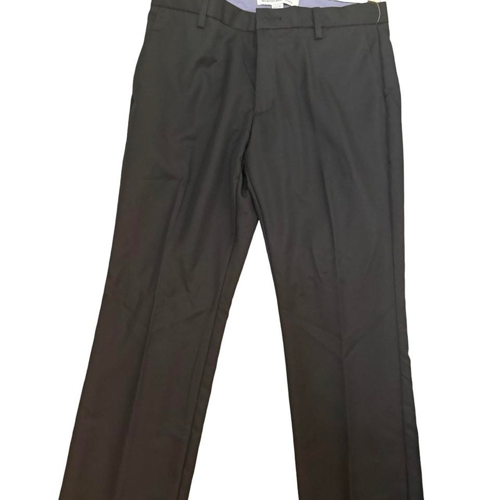 Amazon‎ Essentials Mens Slim Fit Flat Front Chino Pants Black 32x30
